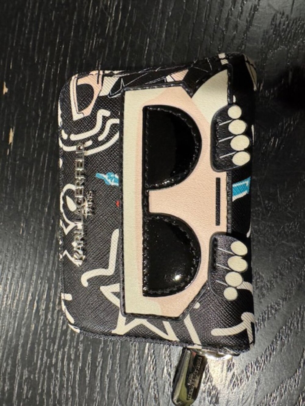 🖤 Karl Lagerfeld Paris Accordion Wallet – Chic & Functional 🖤
